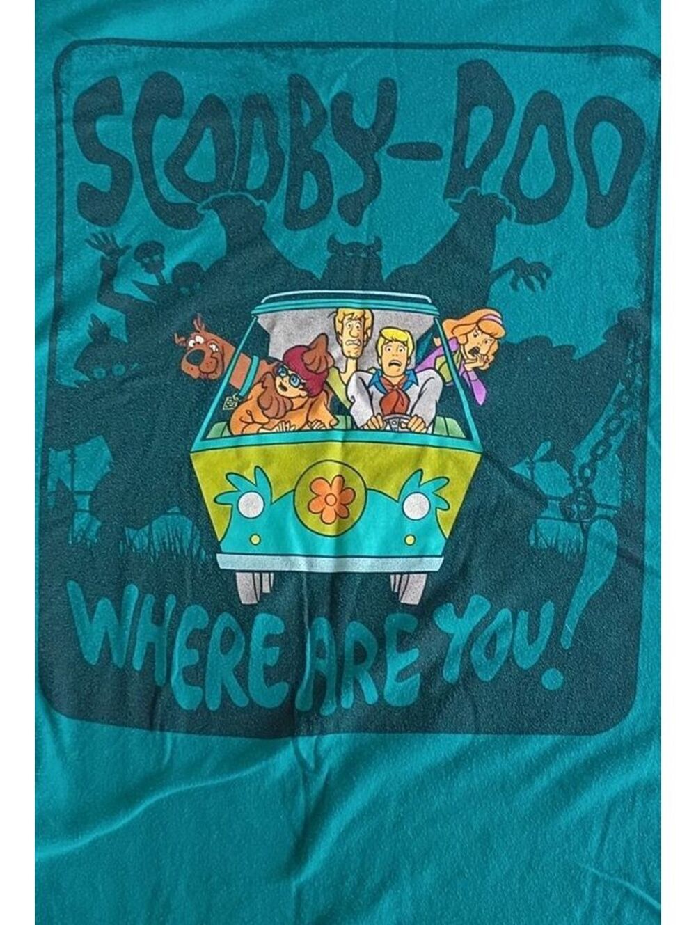 Scooby-Doo Kids Teal Graphic Tee